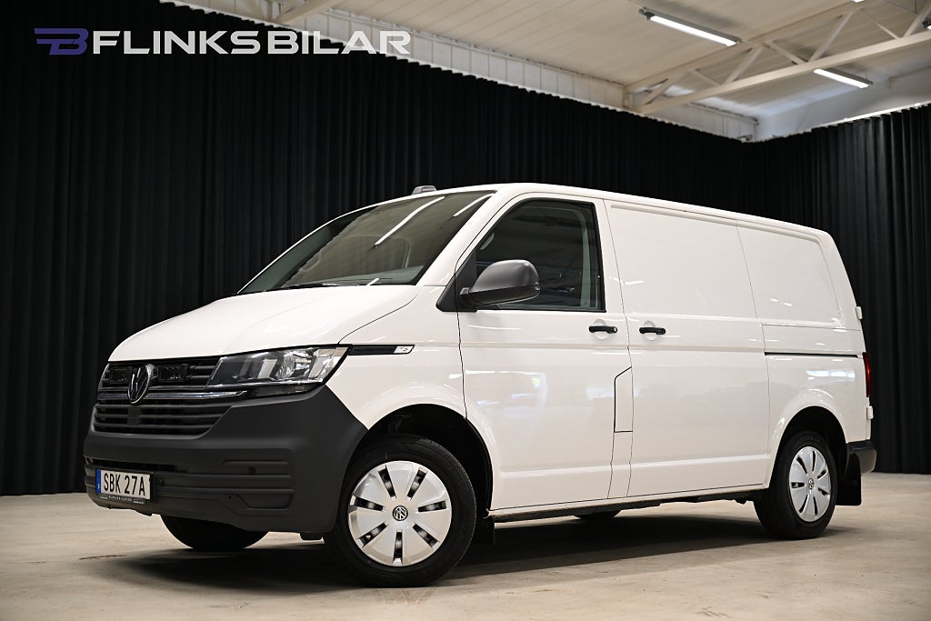 Volkswagen Transporter DSG 150HK Drag|Värmare|Dubbeldörr|Uppvärmt-skåp|Leasbar