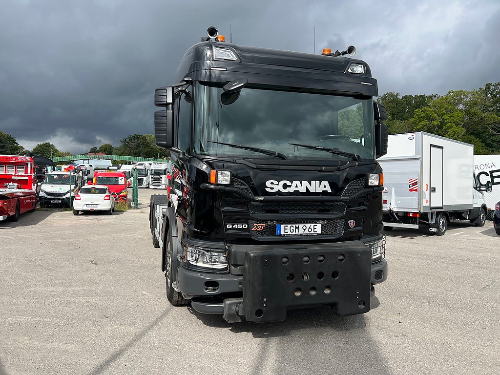 Scania G450 6x2*4 XT Lastväxlare, Fullt Plogutrustad