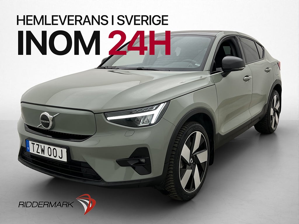 Volvo C40 Recharge Twin AWD Plus Panorama Värmepump Drag