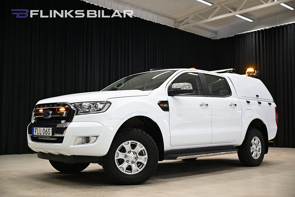 Ford ranger 160HK Automat|Kåpa|Drag|Värmare|Backkamera|EnÄgare|Moms