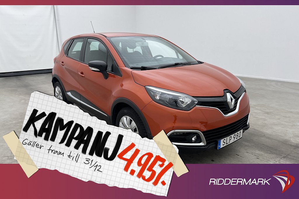 Renault Captur 1.2 118hk Sensorer Farthållare 4,95% Ränta