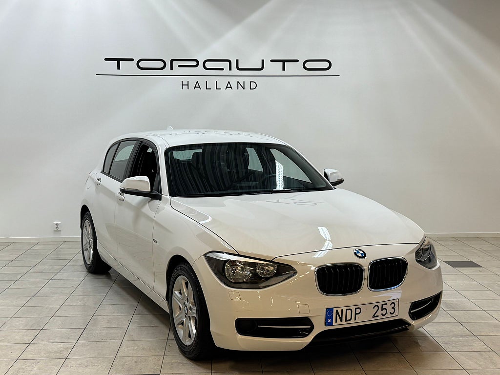 BMW 118 d 5-dörrars Sport line 143hk |Farthållare|Sportstolar|Låga mil