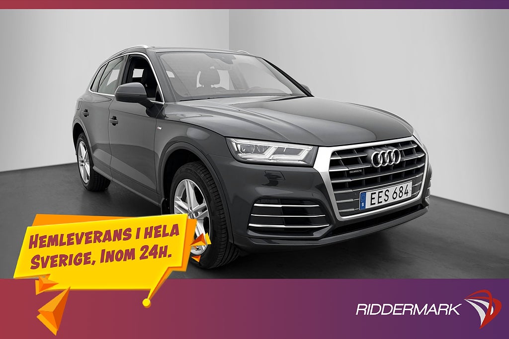 Audi Q5 2.0 TDI 190hk S-Line Quattro Dragkrok Värmare Kamera