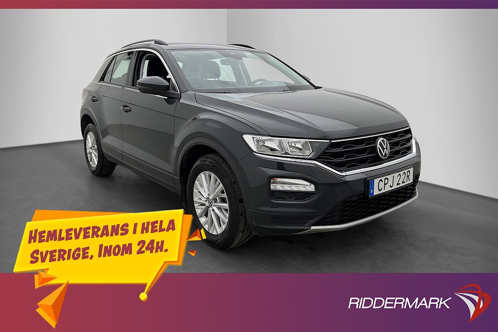 Volkswagen T-Roc 1.0 TSI 110hk P-Sensorer CarPlay Adp-Fart