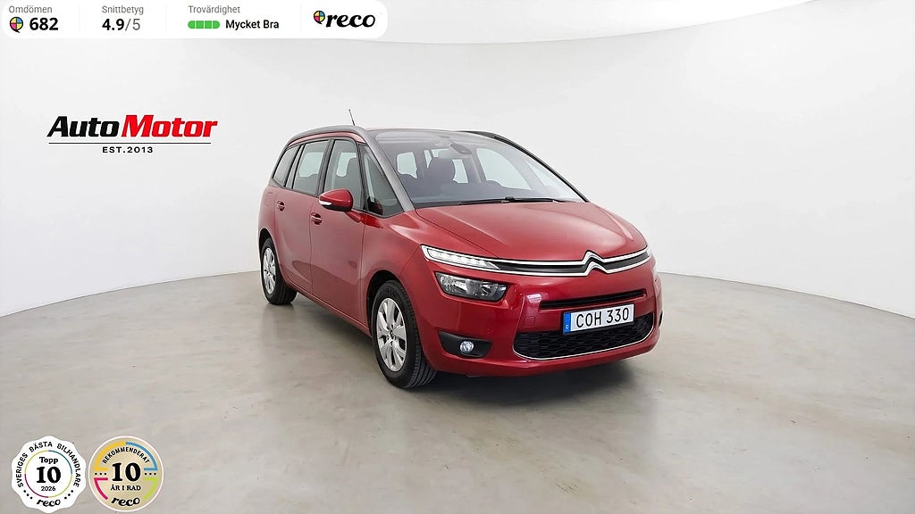 Citroën Grand C4 Picasso 1.6 HDi 7-sits/Drag/Värmare 116hk