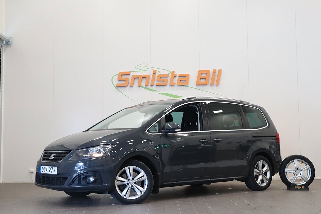 Seat Alhambra 2.0 TDI 4Drive 7-sits DRAG VÄRMARE CARPLAY 184hk