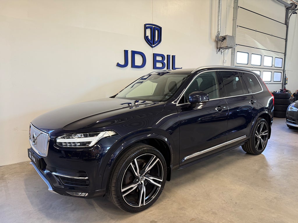 Volvo XC90 D5 AWD Inscription 7sits HuD Navi Drag 360kamera 224hk