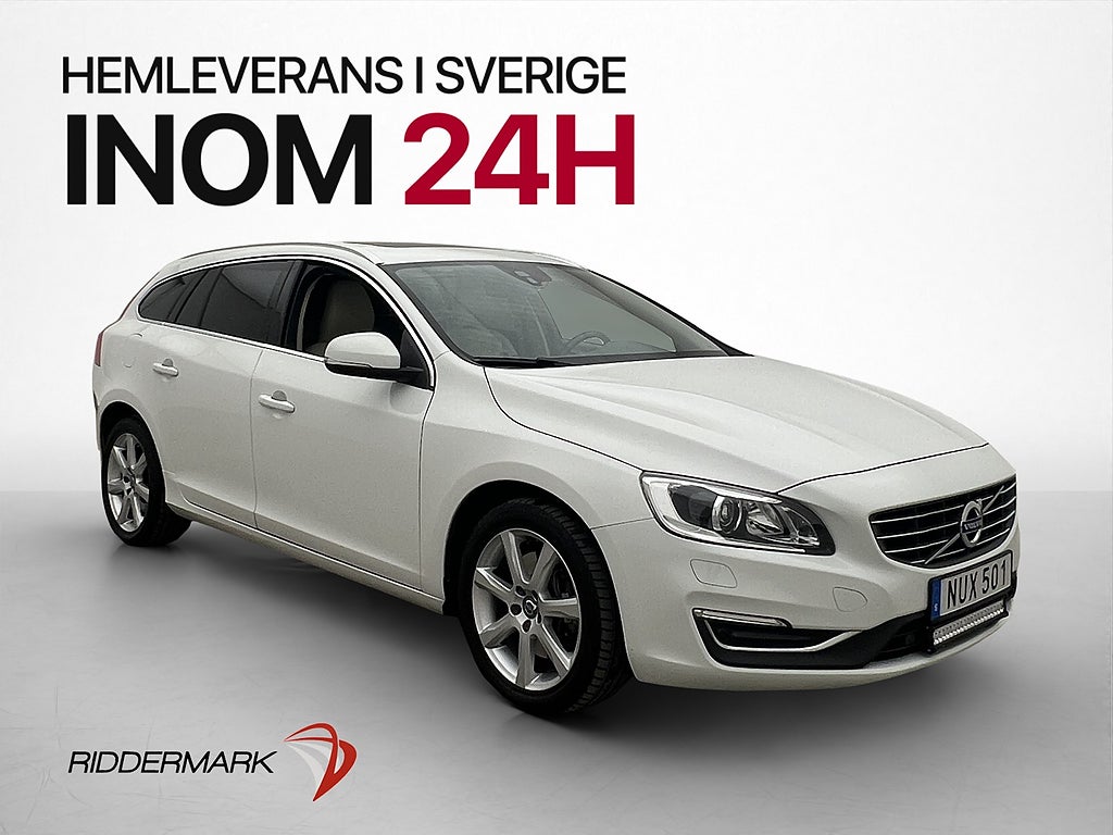Volvo V60 D4 AWD Summum Värmare T-Lucka Skinn Rattvärme
