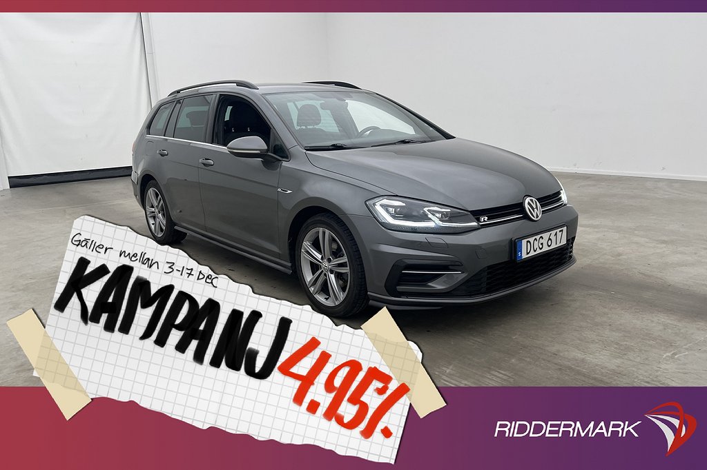 Volkswagen Golf TSI 150hk Full R-Line Sensorer A 4,95% Ränta