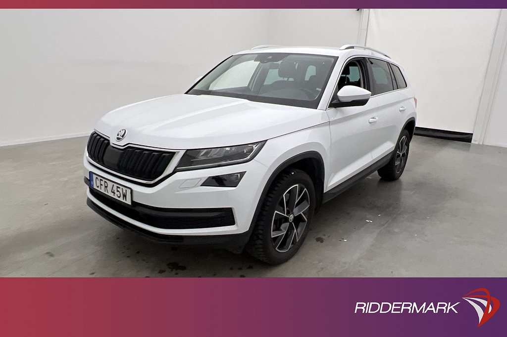 Skoda Kodiaq TDI 4x4 7-Sits Cockpit Canton Skinn Värm Drag