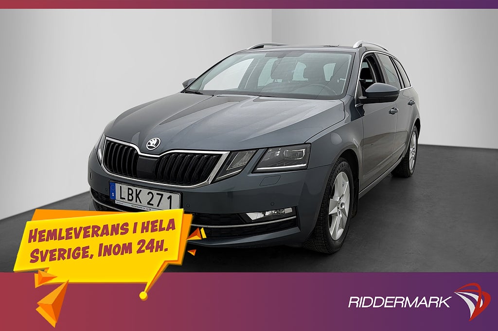 Skoda Octavia Kombi 1.4 TSI 150hk Style P-Värm Kamera Drag