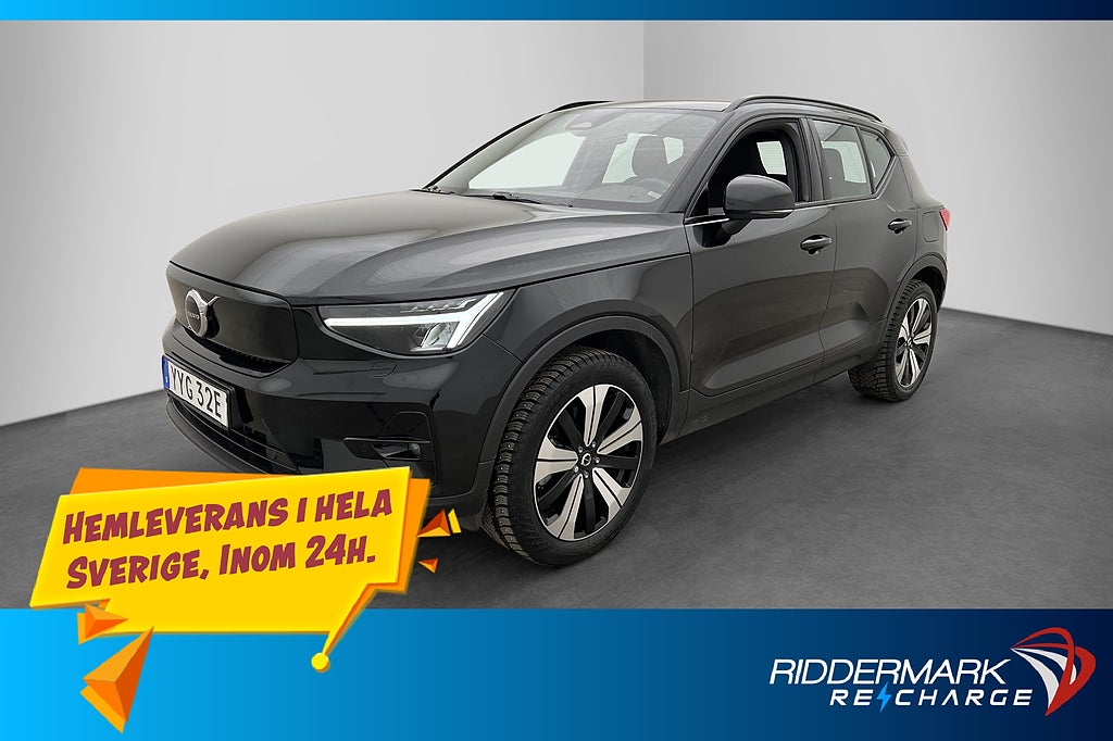 Volvo XC40 Recharge Single Motor Plus Drag Kamera Värmepump