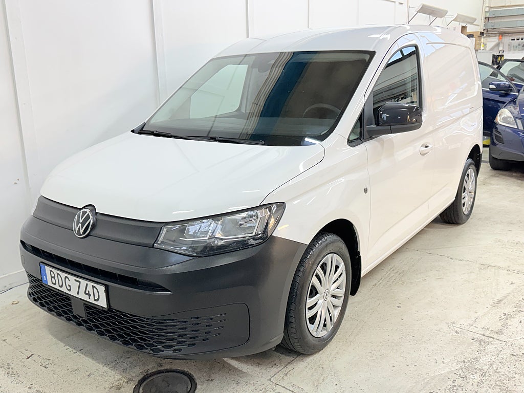 Volkswagen Caddy Cargo 2.0 TDI |1 Brukare | Krok | Leasbar |