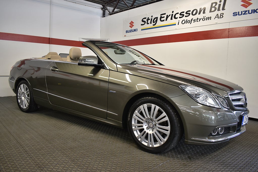 Mercedes-Benz E 250 CGI Cabriolet/ Svensksåld