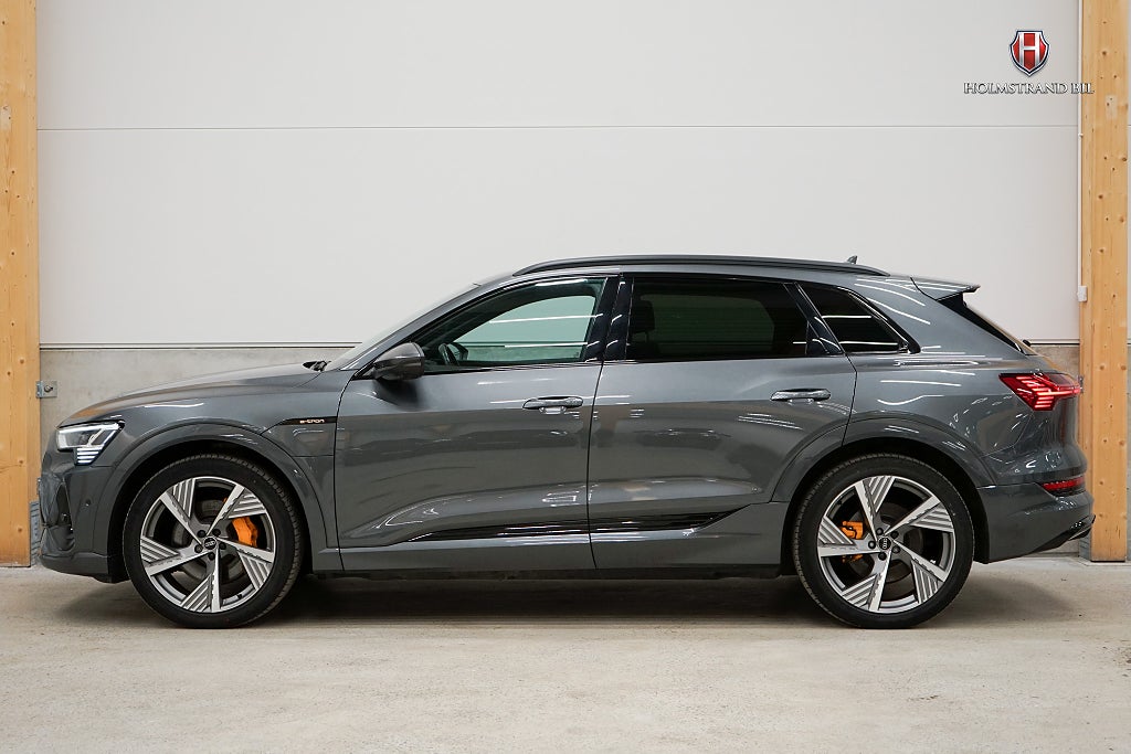 Audi E-Tron 55 quattro 408hk S Line Pano Drag B&O 3D Rattvärme 4zon