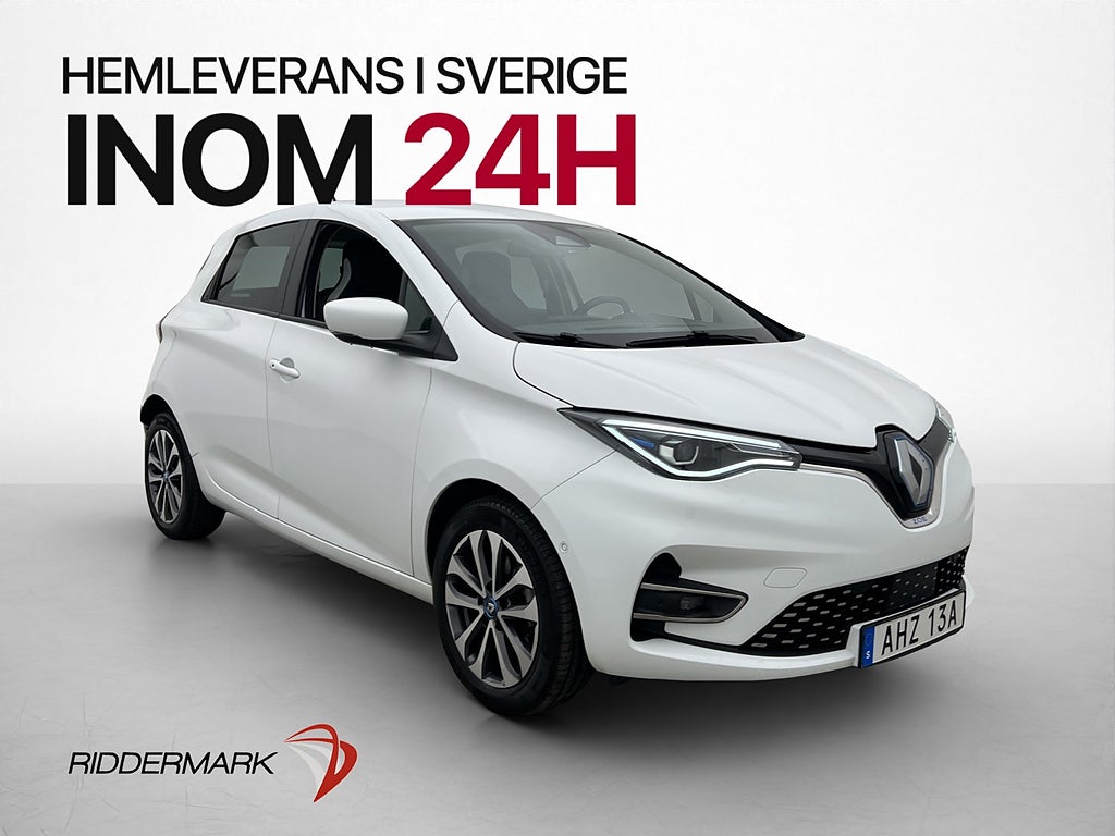 Renault Zoe R135 52 kWh 136hk BATTERIKÖPT Kamera Rattvärme