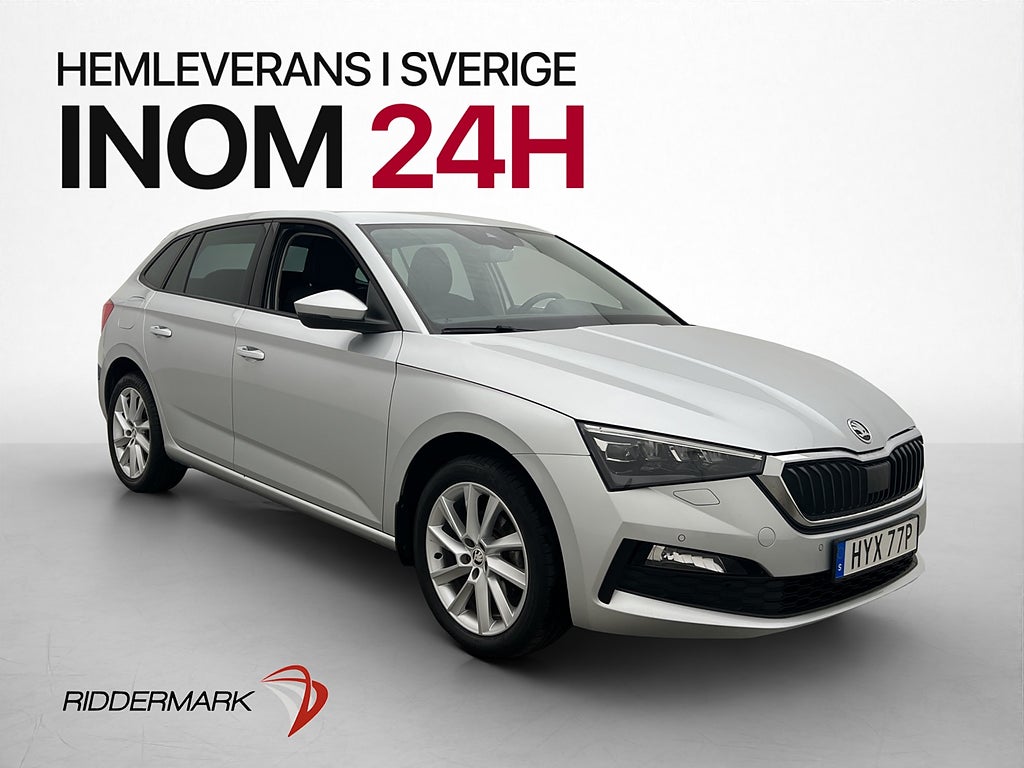 Skoda Scala 1.0 TSI 110hk Style Dragkrok Backkamera CarPlay