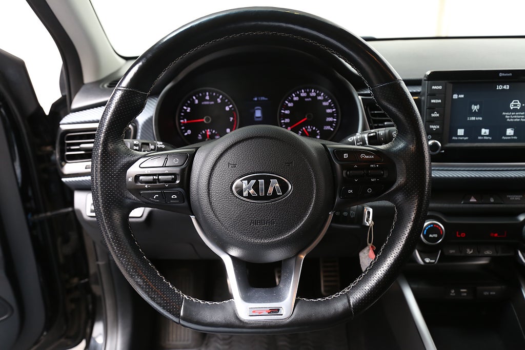 Kia Rio 1,0 T-GDI 120hk GT-Line CarPlay Kamera Motorvärmare 2018