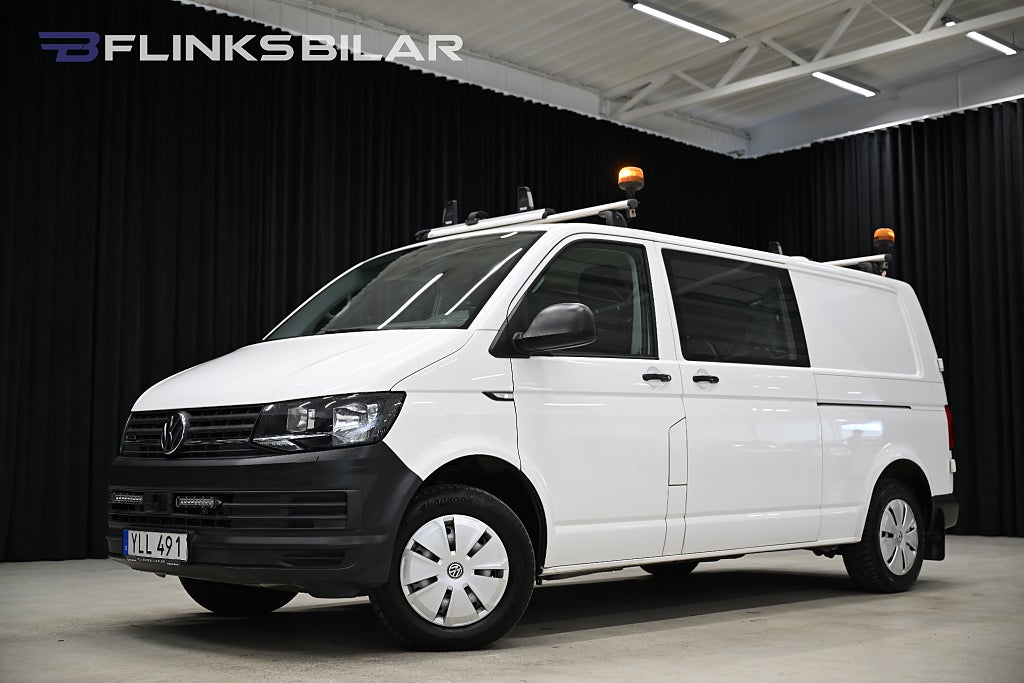 Volkswagen Transporter 4Motion 150H Dubbelhytt|5-Sits|Inredd|EnÄgare|SeUtr!