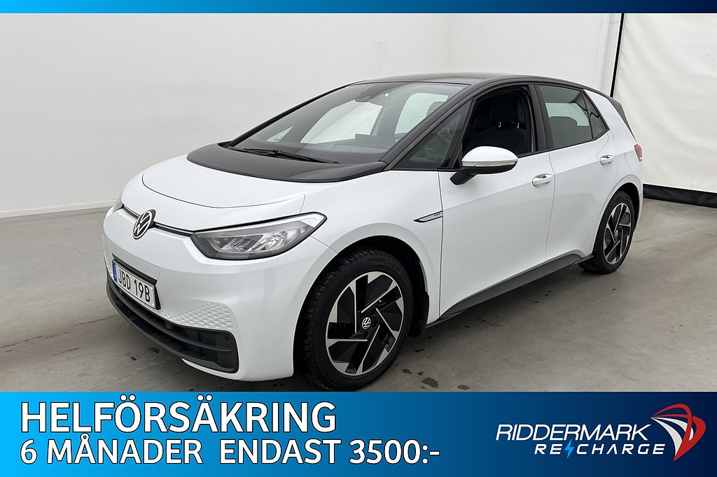 Volkswagen ID.3 Pro Performance 204hk Värmare CarPlay MOMS