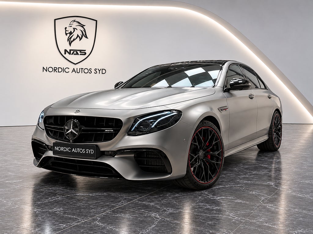 Mercedes-Benz E63 S AMG / 4MATIC+ / Kolfiber / Pano / Luftfjädring / 360° 