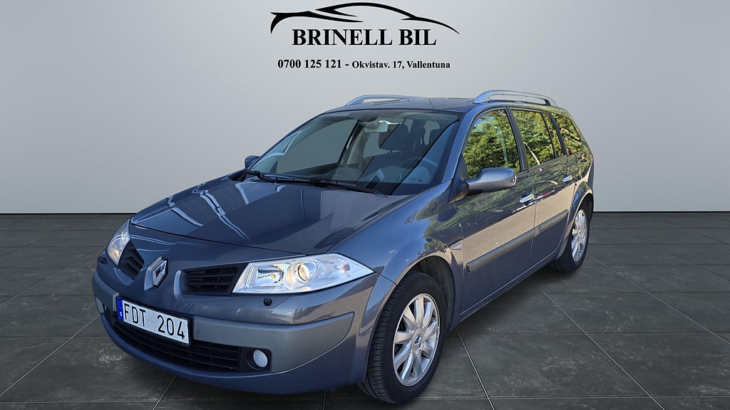 Renault Mégane Grandtour 1.6 Manuell Euro 4 LÅGMIL EN ÄGARE
