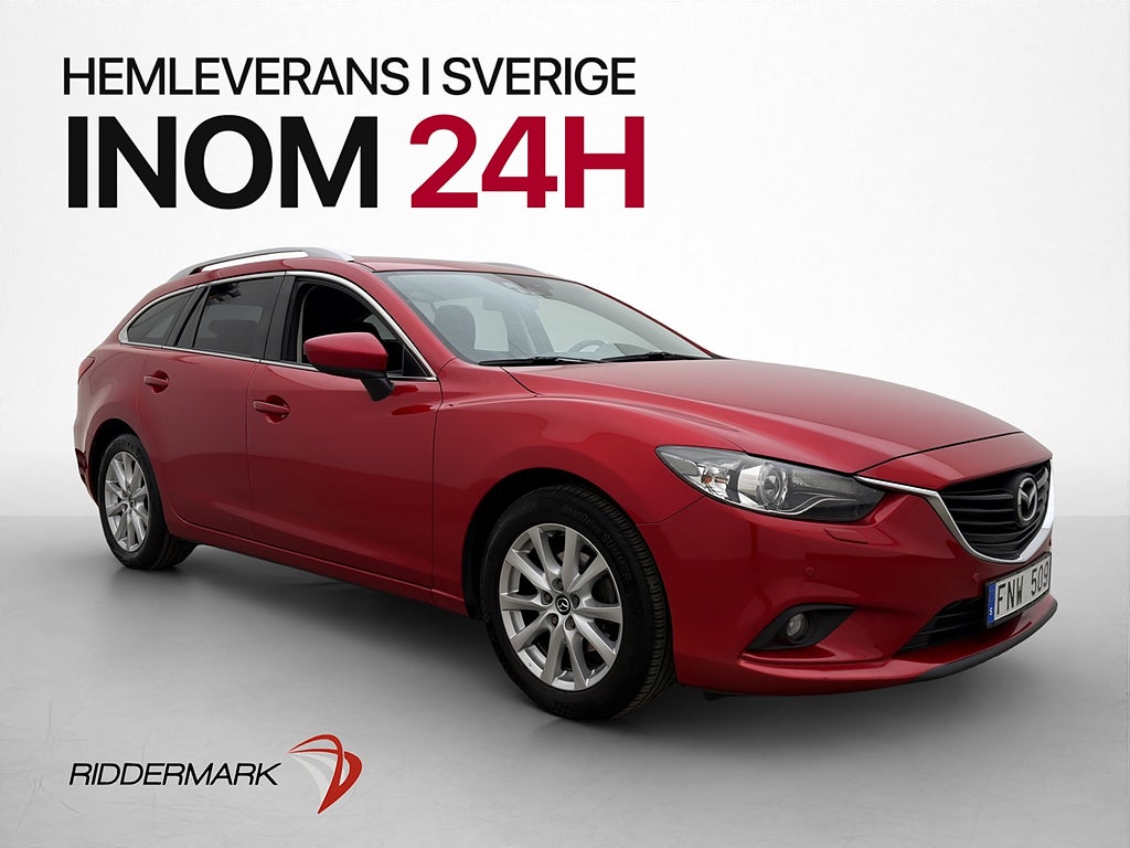 Mazda 6 Wagon 2.2 SKYACTIV-D 150hk Kamera Drag Välservad