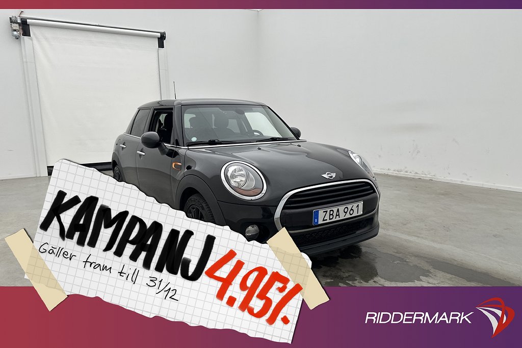 MINI Cooper 5-dr 136hk Pepper Excitment Sens 4,95% Ränta