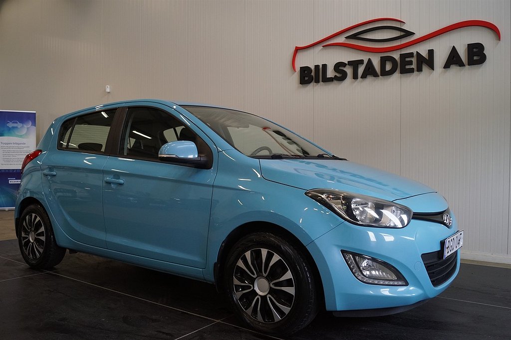 Hyundai i20 5-dörrar 1.2 84hk Premium Svensksåld