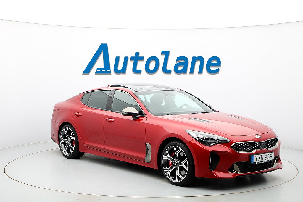 Kia Stinger GT 3.3 V6 AWD, H/K, 360°, Panorama, Navi, 370hk 