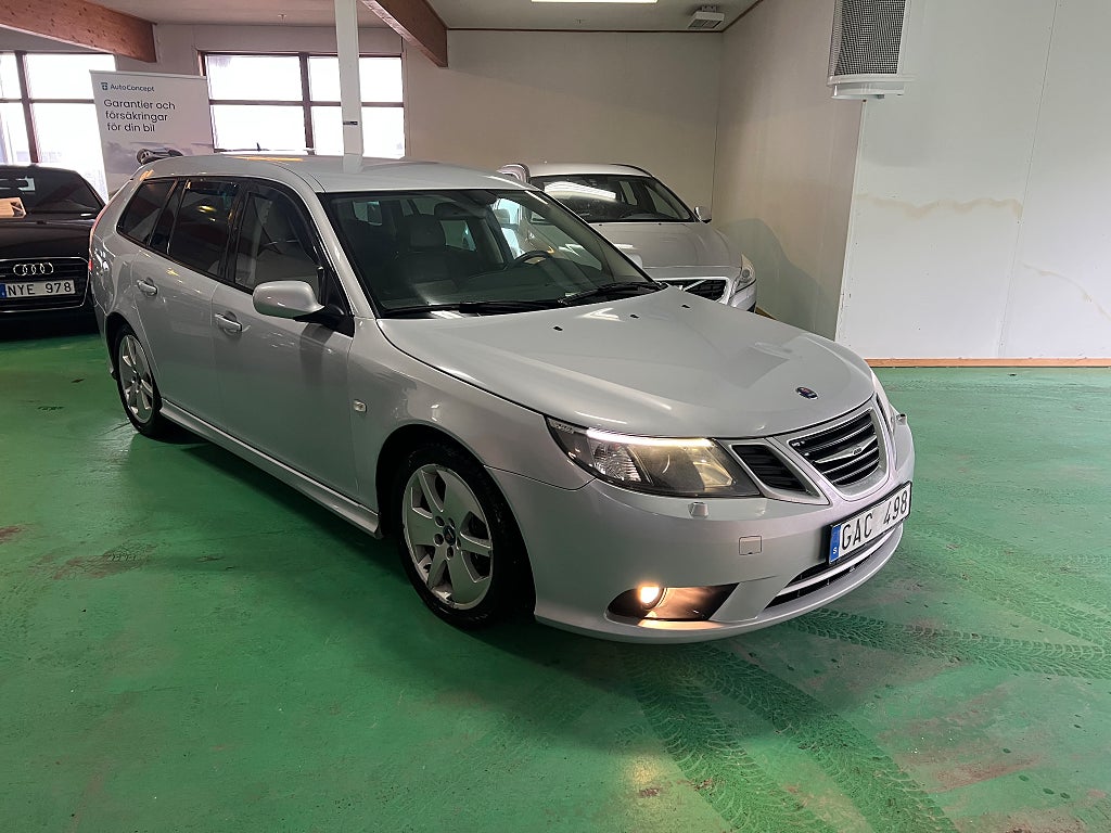 Saab 9-3 SportCombi 2.0t BioPower Vector ny besiktad 