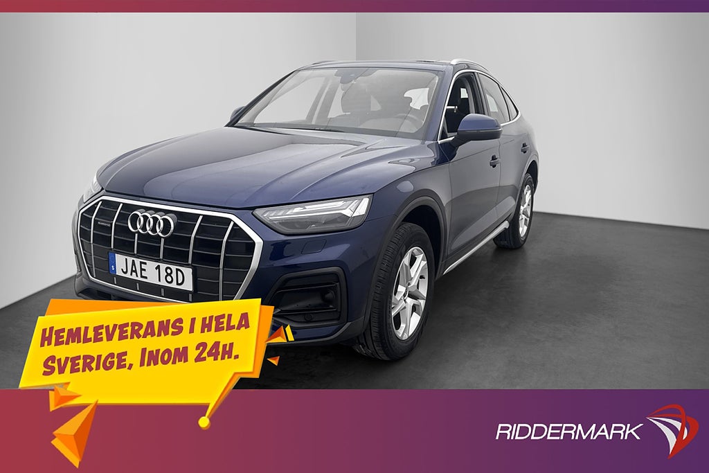 Audi Q5 Sportback 40 TDI Q Cockpit Värmare Kamera Navi Drag