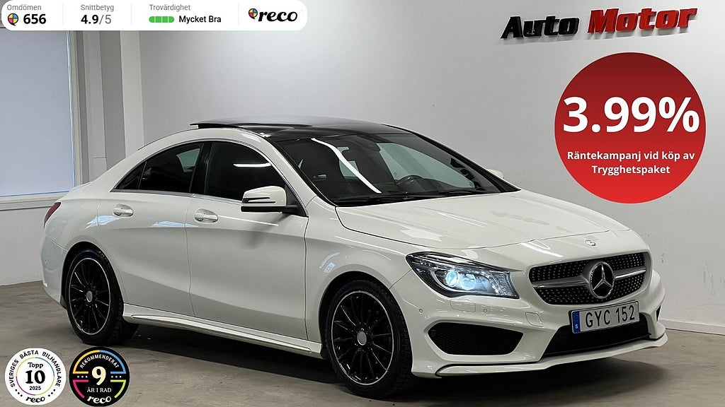 Mercedes-Benz CLA 200 7G AMG 156hk Panorama/Värmare