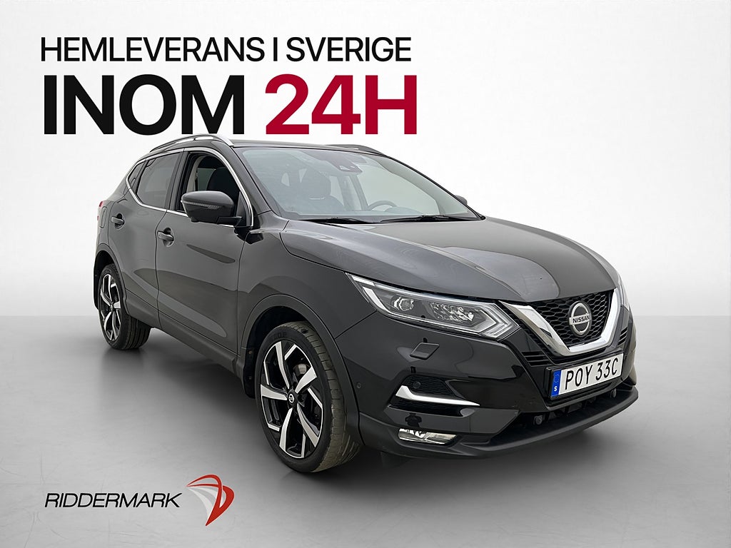 Nissan Qashqai 1.3 DIG-T 160hk Tekna Design Pano 360° Navi