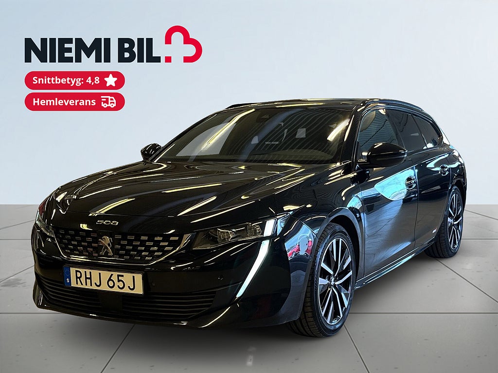Peugeot 508 SW Hybrid EAT Moms/Drag/Kamera/Massage/Focal-Ljud/Pano