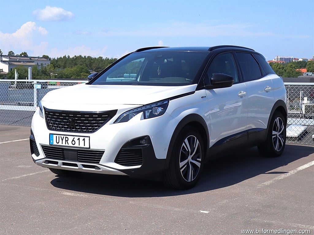 Peugeot 3008 1.6 PureTech 165hk Pano S7V-hjul Drag GT-line