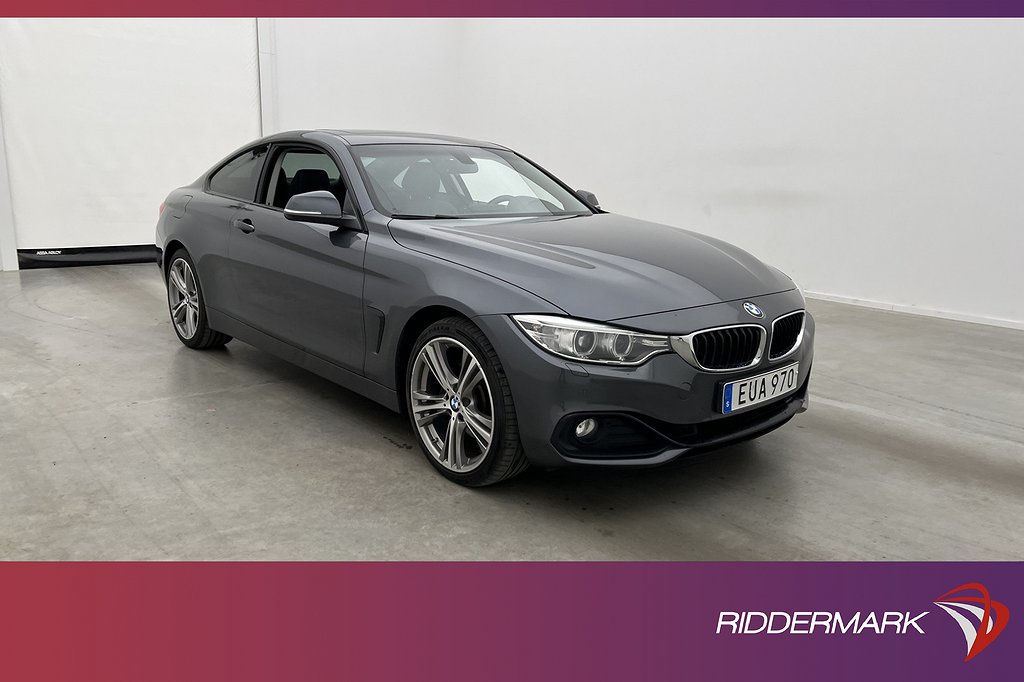 BMW 428 i xDrive Coupé Sport Line Taklucka HiFi M-Ratt Skinn