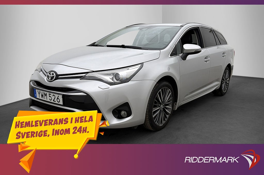 Toyota Avensis 1.8 147hk Active Plus Kamera Navi Skinn