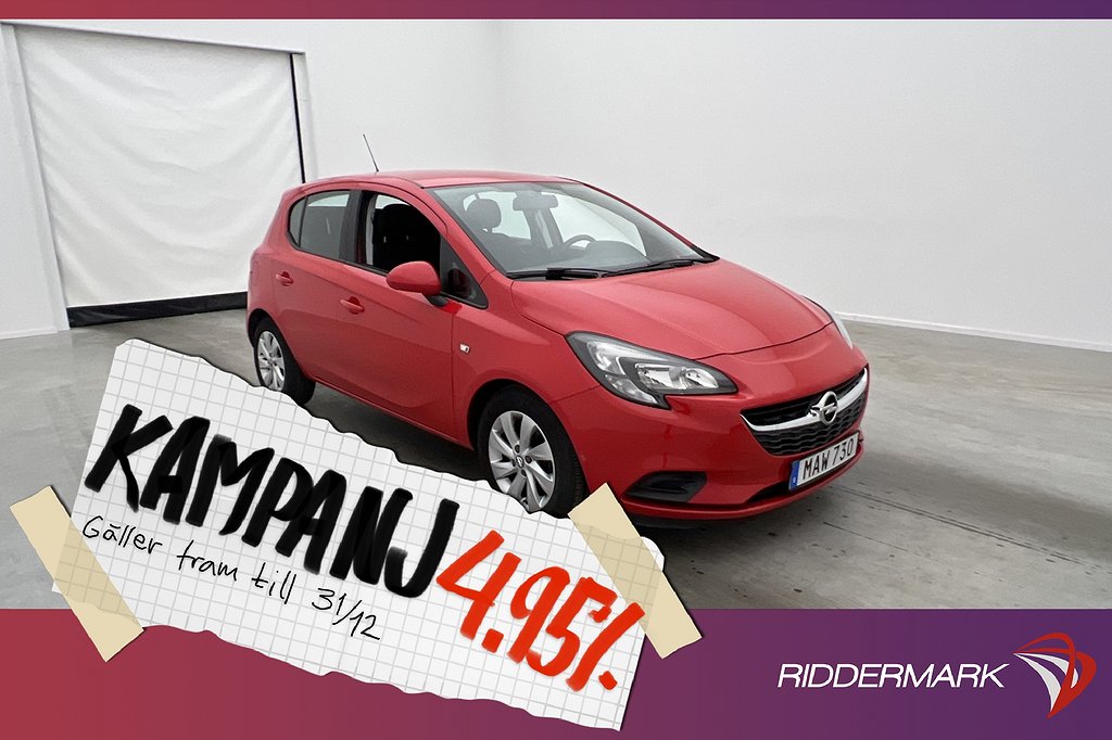 Opel Corsa 1.4 90hk Enjoy Sensorer Rattvärme 4,95% Ränta