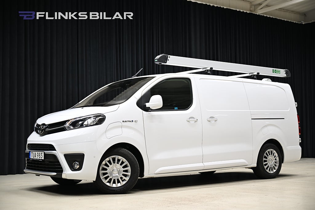 Toyota Proace Electric 75 kWh 136HK Lång|Servicebil|Inredd|Moms|SeUTR