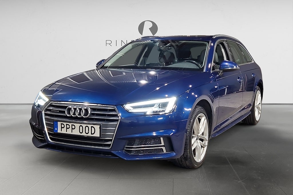 Audi A4 Avant 2.0 TFSI 252 HK AUT Q S-LINE DRAG NAVI PDC 18"