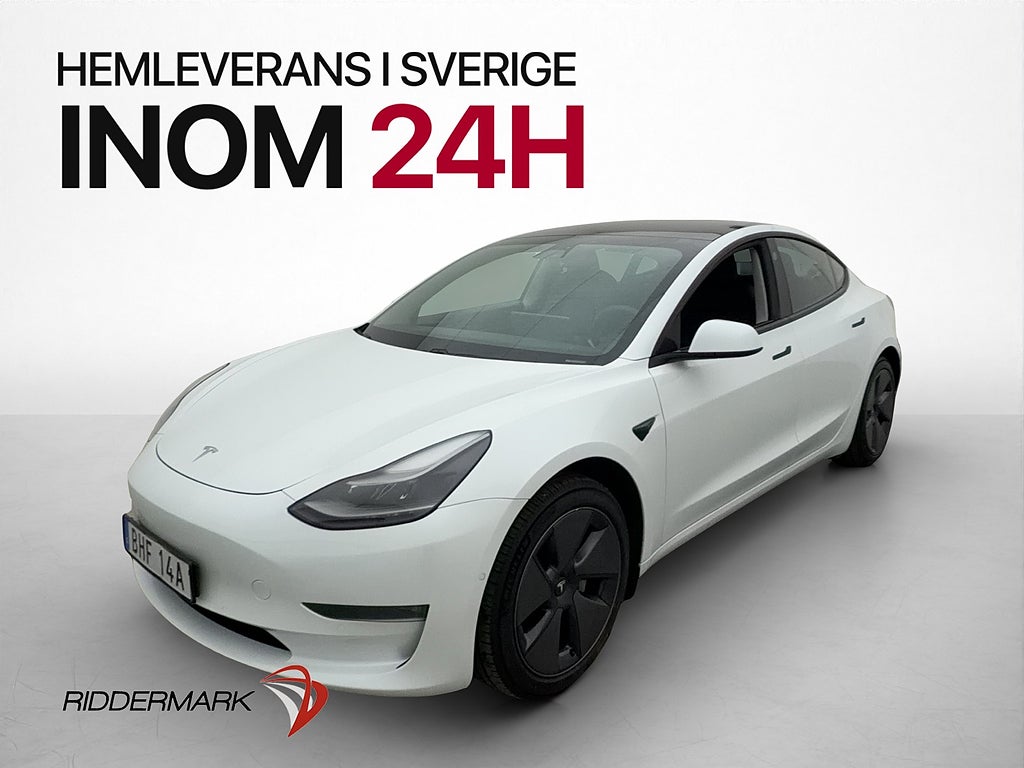Tesla Model 3 Long Range AWD Panorama Svensksåld