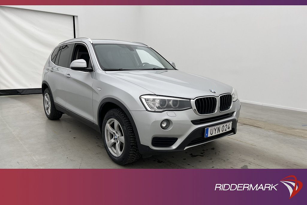 BMW X3 xDrive20d 190hk Pano Drag 0.52l/mil