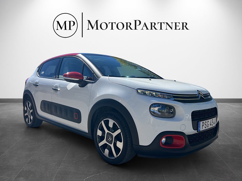 Citroën C3 1.2 PureTech Automat Panorama Kamera Kamrem Bytt 110hk
