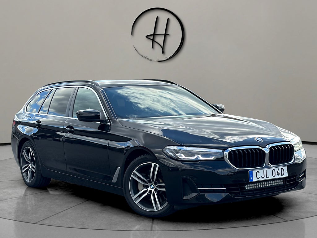 BMW 530e 292hk 1Ägare Plug in-hybrid Helskinn Kamera Drag SE-UTR