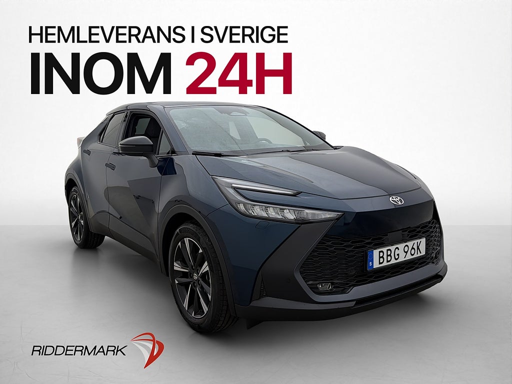 Toyota C-HR Hybrid Kamera Navi CarPlay Rattvärme ISOFIX
