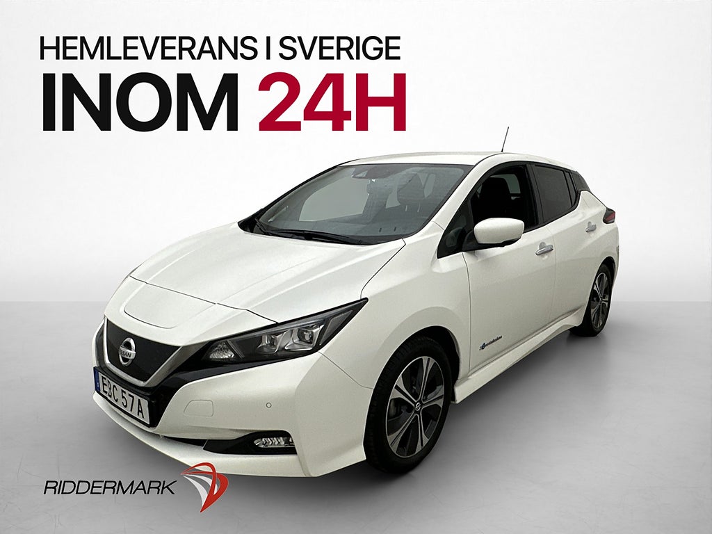 Nissan Leaf 150hk N-Connecta 360° Navi Värmepump Adaptiv