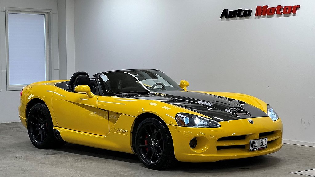 Dodge Viper SRT-10 Roadster 8.3 V10 Manuell 507hk Clean carfax