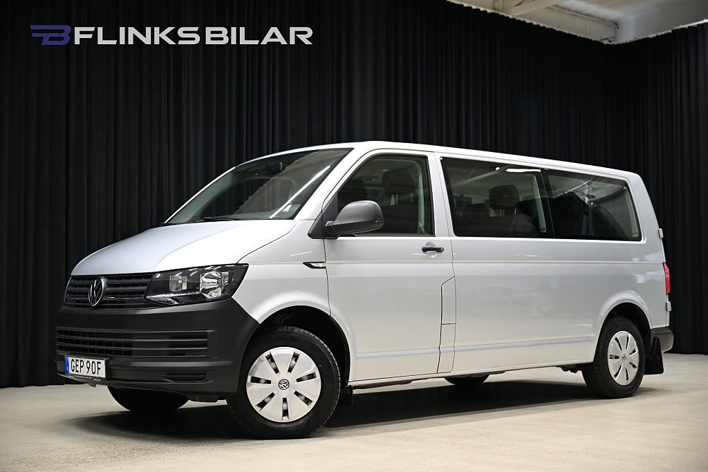 Volkswagen Caravelle DSG 150HK L2 9-Sits|Drag|Dieselvärmare|PDC|Leasbar