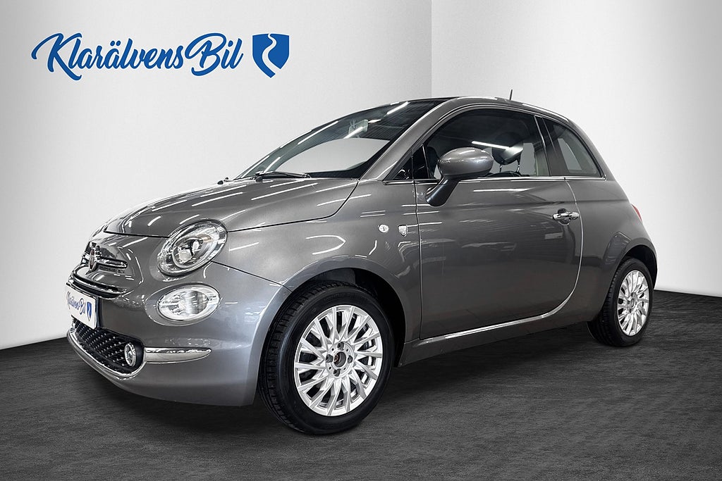 Fiat 500 1.2 8V Lounge Euro 6 MOMSAD (69hk) Taklucka BT 1Ägare